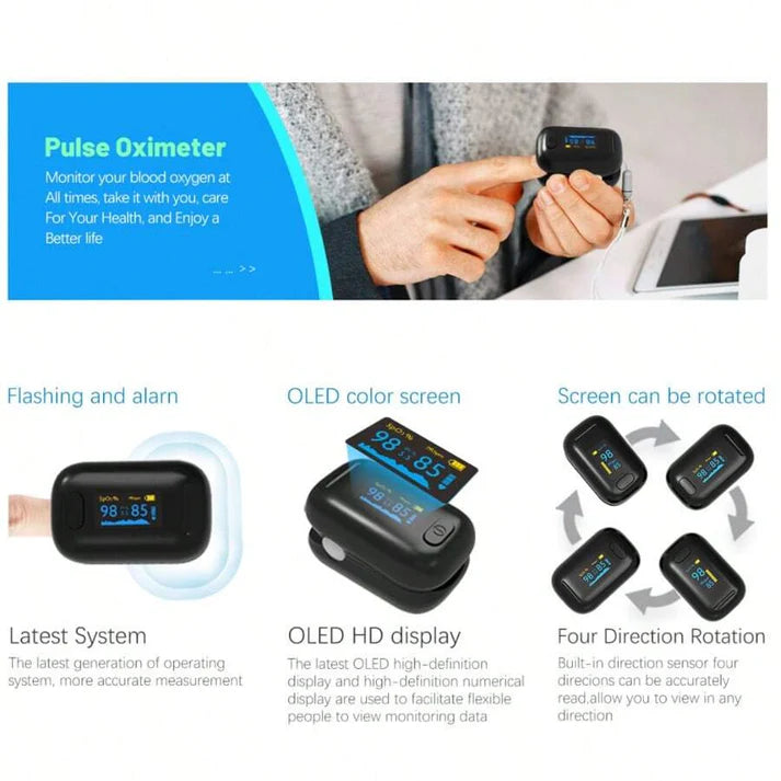 🔥50% OFF – Today Only🔥Household Finger Pulse Oximeter