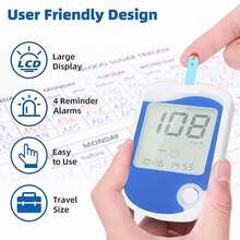 🔥Big Sale - 50% OFF🔥 Blood Glucose Monitor Kit Large Display 50 Strips 50