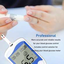 🔥Big Sale - 50% OFF🔥 Blood Glucose Monitor Kit Large Display 50 Strips 50