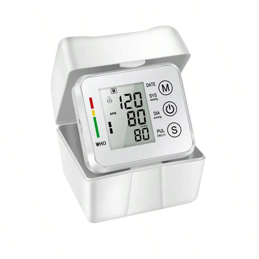 🎉Save Big – 50% OFF🎉Digital Wrist Blood Pressure Monitor Adjustable Cuff