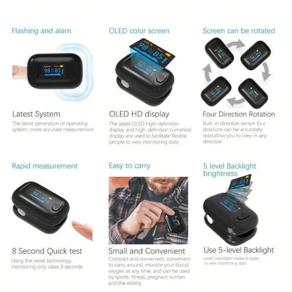 🔥50% OFF – Today Only🔥Household Finger Pulse Oximeter