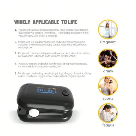 🔥50% OFF – Today Only🔥Household Finger Pulse Oximeter