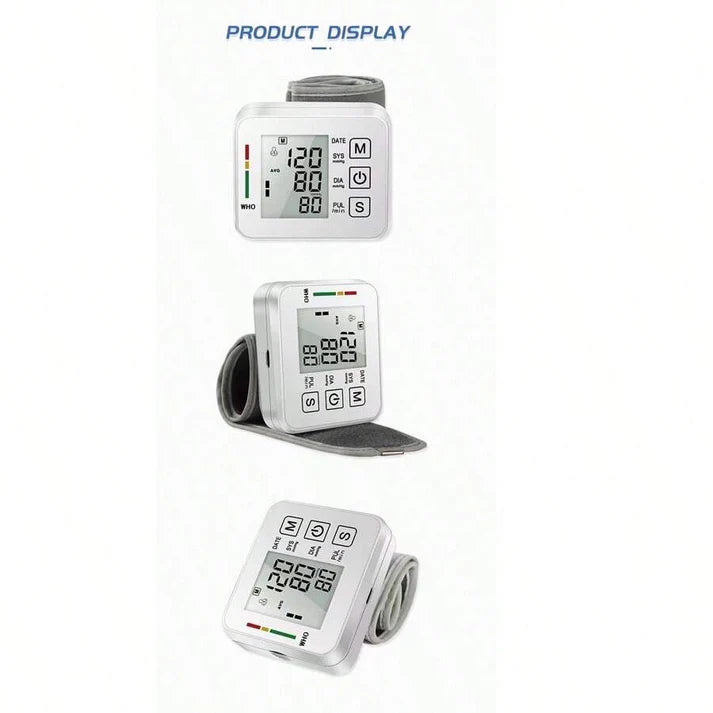 🎉Save Big – 50% OFF🎉Digital Wrist Blood Pressure Monitor Adjustable Cuff