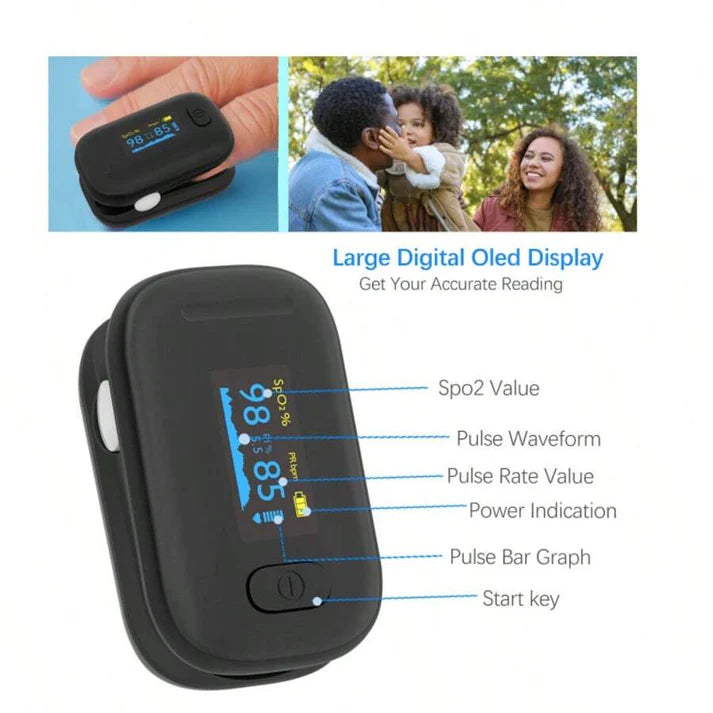 🔥50% OFF – Today Only🔥Household Finger Pulse Oximeter