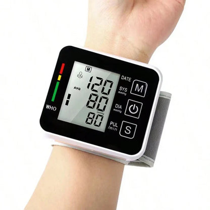 🎉Save Big – 50% OFF🎉Digital Wrist Blood Pressure Monitor Adjustable Cuff